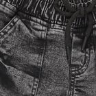 Boys Washed Black Cargo Fit Jeans, गहरा ग्रे, small image number null