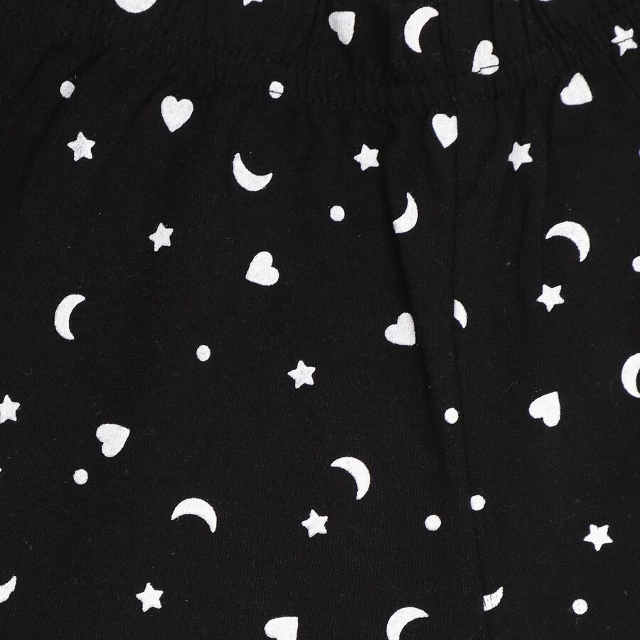 Girls' Pyjama, Black, large image number null