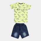 Boys Cotton Baba Suit, Light Green, small image number null
