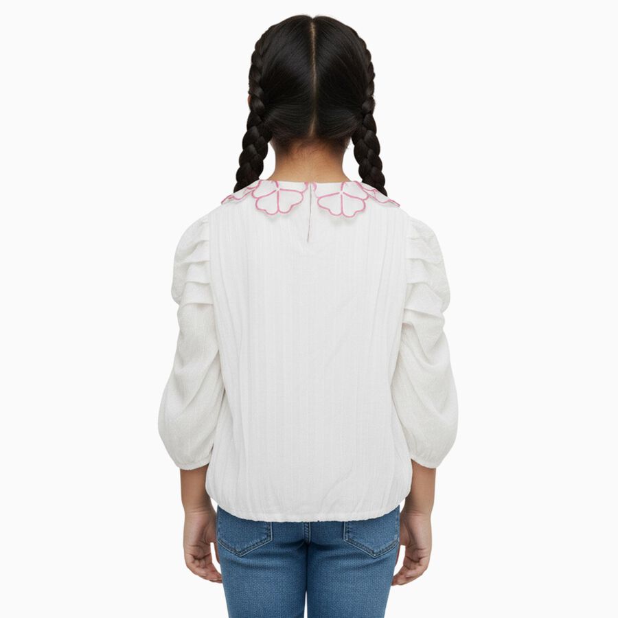 Girls' T-Shirt, White, large image number null