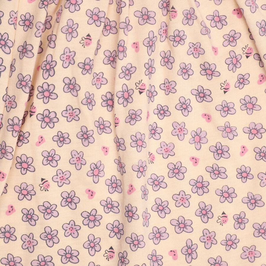 Girl's Top Skirt , Peach, large image number null