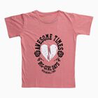Girls' T-Shirt, गुलाबी, small image number null