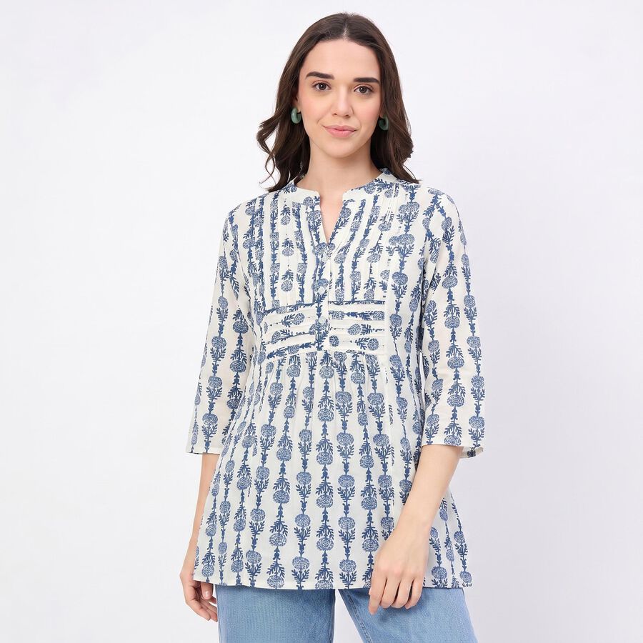 Ladies' Kurta, ऑफ व्हाइट, large