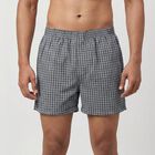 Men's Dark Grey Regular Fit Solid Boxers, Dark Grey, small