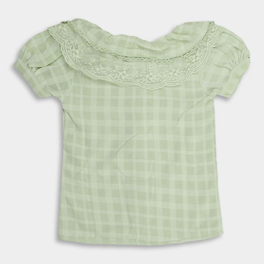 Girls' T-Shirt , हल्का हरा, large image number null