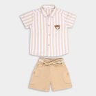 Infant Boys' 100% Cotton Baba Suit, गहरा पीला, small image number null