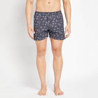 Cotton Printed Boxers, Navy Blue, small image number null