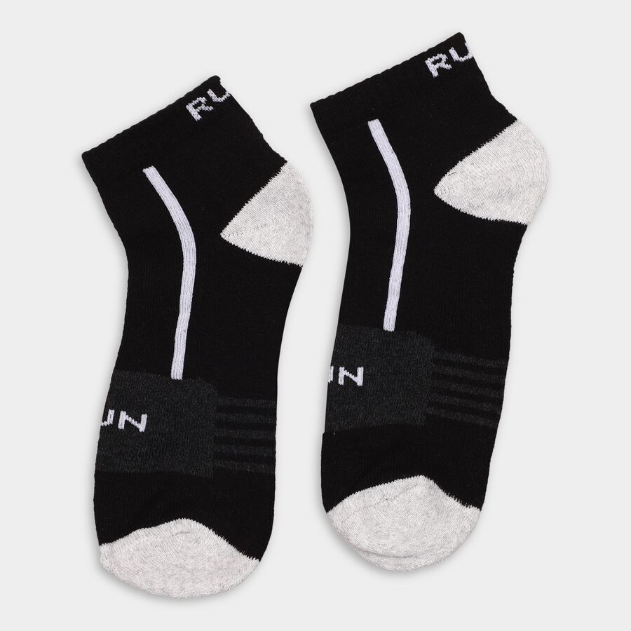 Men's Socks (Pack of 3), Melange Light Grey, large image number null