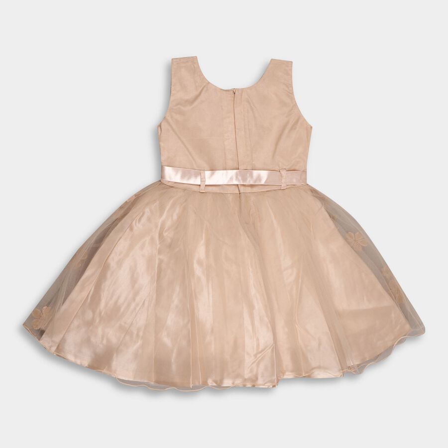 Girl's Frock, Peach, large image number null