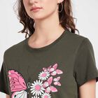 Round Neck T-Shirt, Olive, small image number null