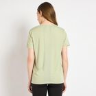 Ladies' Round Neck T-Shirt , Light Green, small