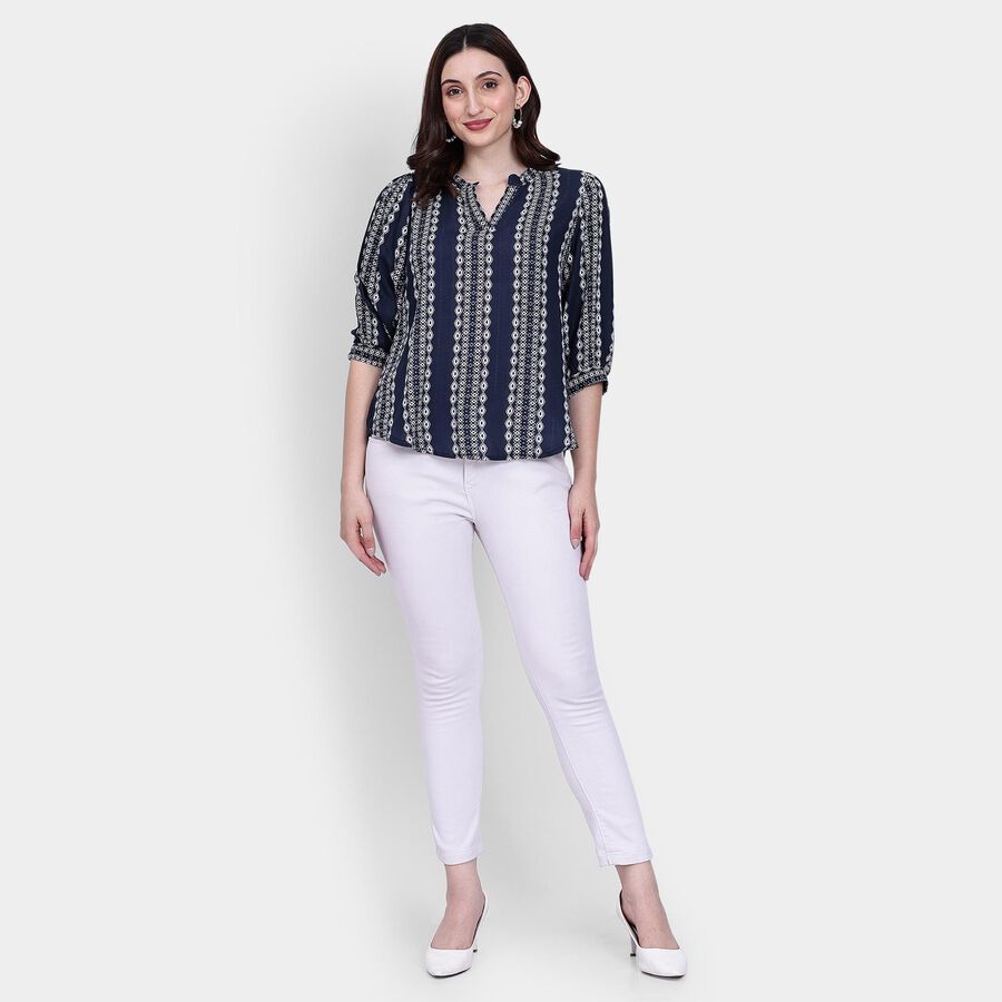 Ladies' Shirt , Navy Blue, large image number null
