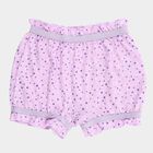 Girls' Light Lavender Printed Ruffled Bloomers, लाइलेक, small image number null