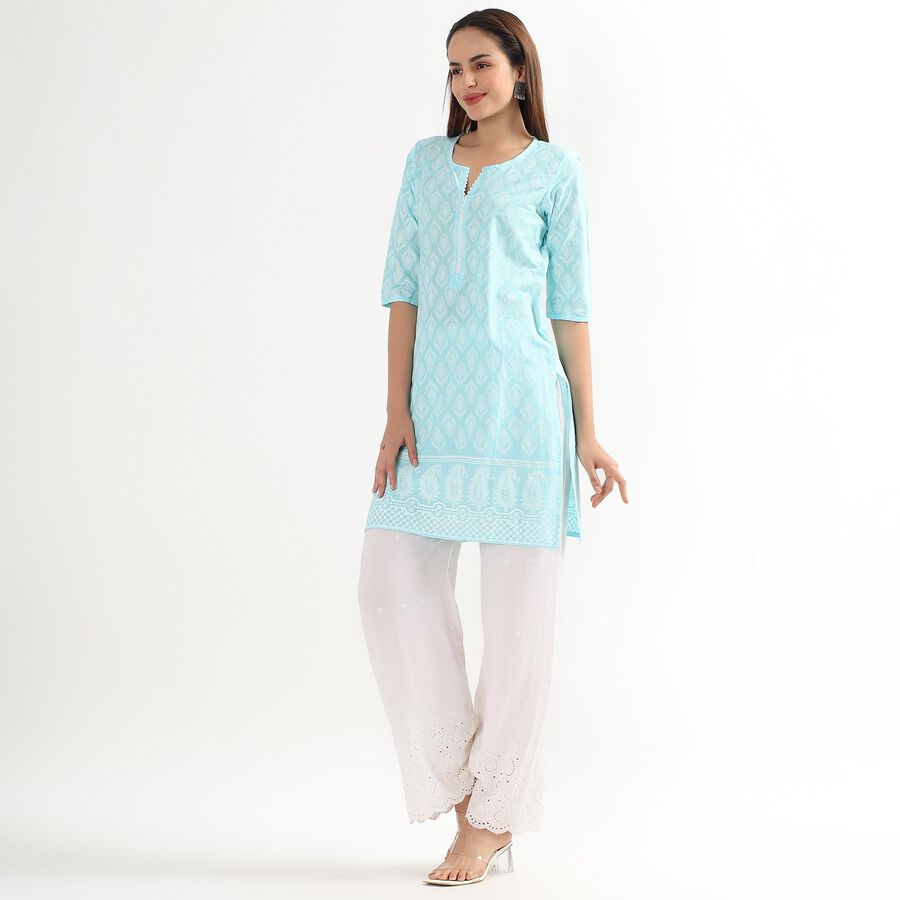 Ladies' Kurta , Light Blue, large