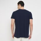 Men's 100% Cotton Round Neck Half Sleeves T-Shirt , Brown, small