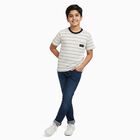 Boys' Half Sleeves T-Shirt, ऑफ व्हाइट, small image number null