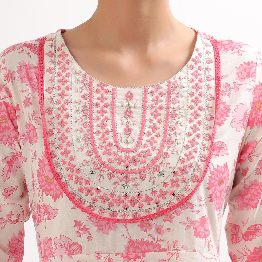 Ladies' 100% Cotton Kurta , Pink, large image number null