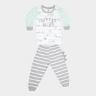 Infants Cotton Printed Baba Suit, Light Green, small image number null