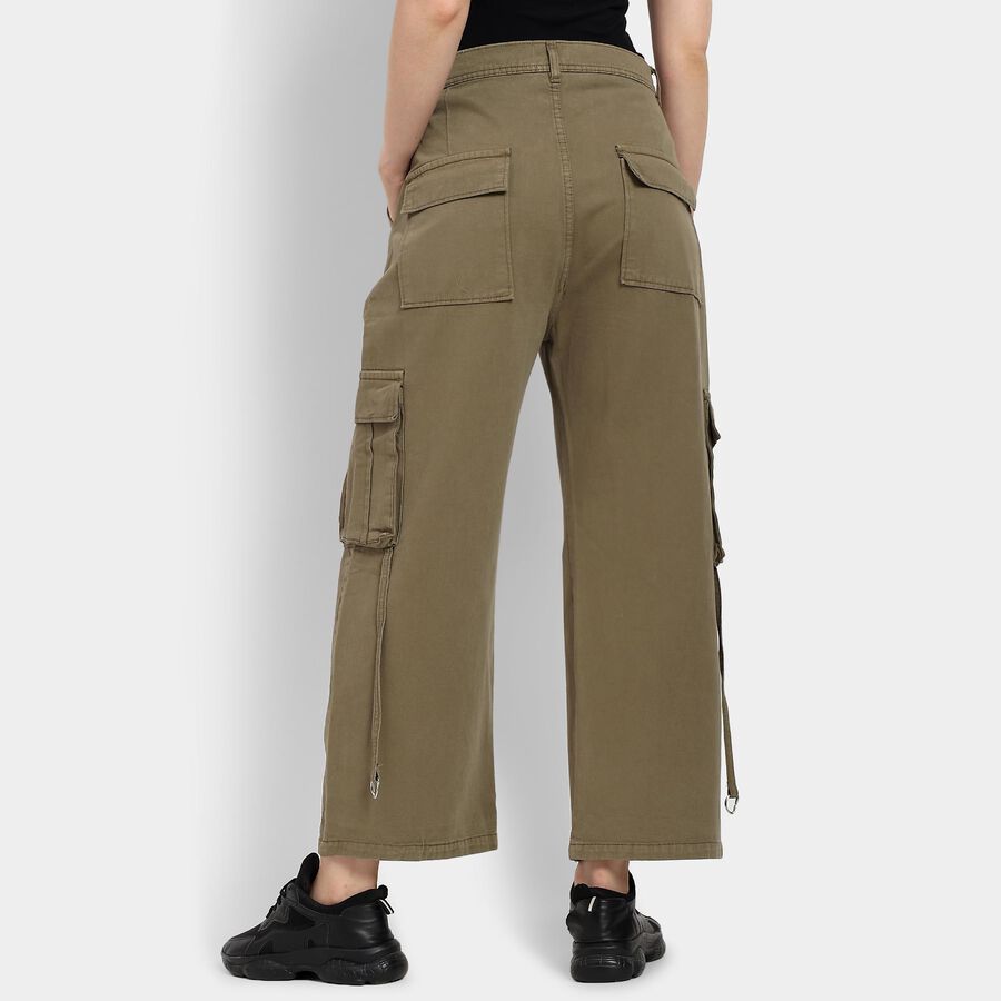 Ladies' 100% Cotton Jeans , ओलिव, large image number null