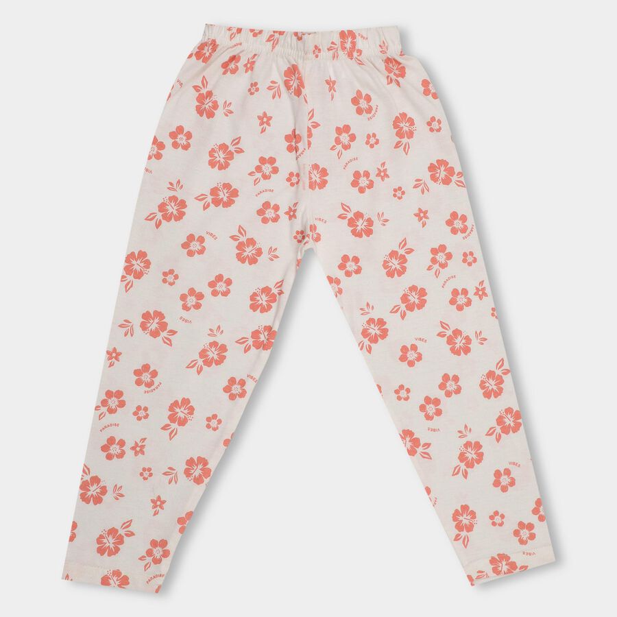 Girls' Pyjama , White, large image number null