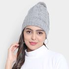 Solid Winter Cap, Light Grey, small image number null