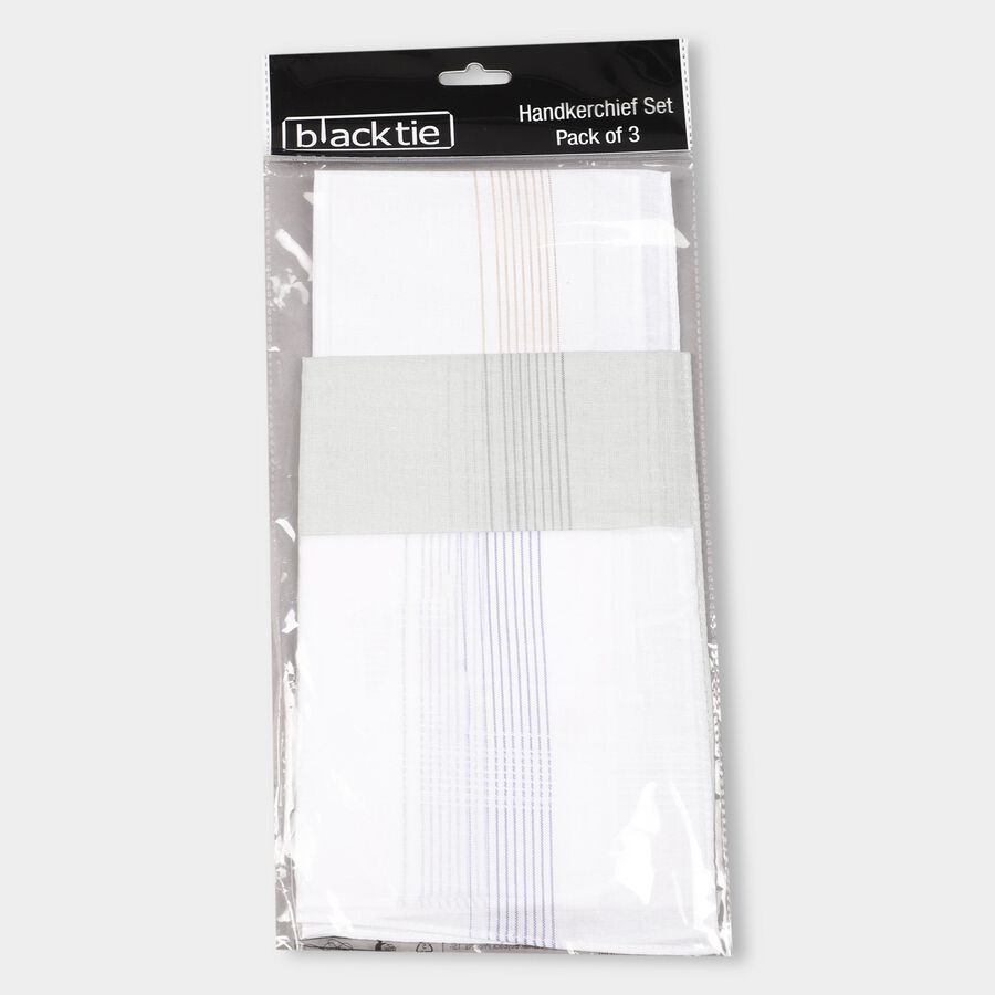 Men's Basic Hanky, Light Grey, large image number null