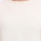 Men's 100% Cotton Round Neck Half Sleeves T-Shirt , Ecru Melange, small image number null