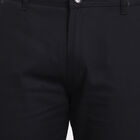 Cotton Solid Trousers, Black, small image number null