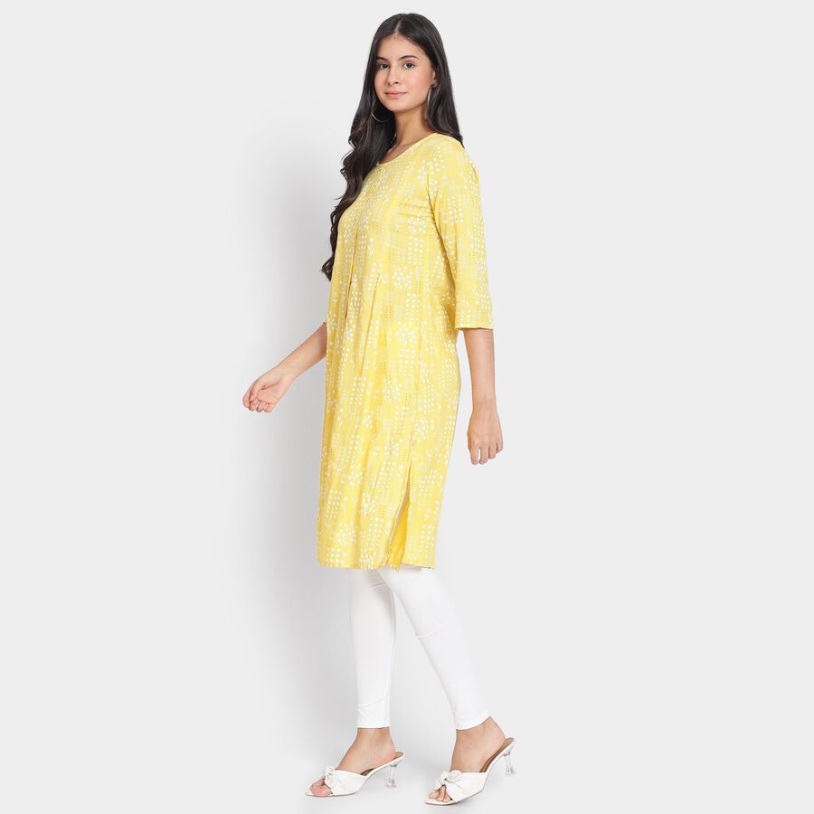 Ladies' Kurta, Yellow, large image number null