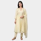 Women's Off White Embroidered Ethnic Set, Off White, small