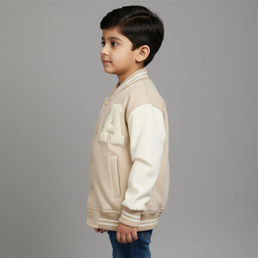 Boys' Sweatshirt, गहरा पीला, large image number null