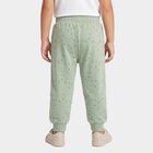 Infants Mint Green Jogger Polka Dot Printed Pyjama, Light Green, small