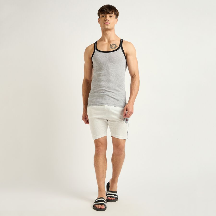 Men's Gym T-Shirt, Melange Light Grey, large image number null