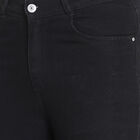 High Rise Skinny Jeans, Black, small image number null