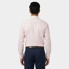 Men Pink Classic Formal Shirt, Pink, small