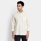 Men's 100% Cotton Casual Shirt, Yellow, small image number null