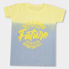 Boys' 100% Cotton Half Sleeves T-Shirt , पीला, small image number null