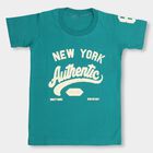 Boys' 100% Cotton Half Sleeves T-Shirt, गहरा हरा, small