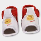Infants' Soft Cream Plush Booties, White, small image number null