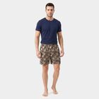 Men's Navy Blue Classic Fit Solid Boxers, Navy Blue, small