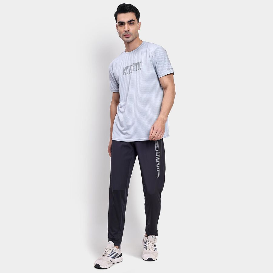 Men's Track Pants, गहरा ग्रे, large image number null