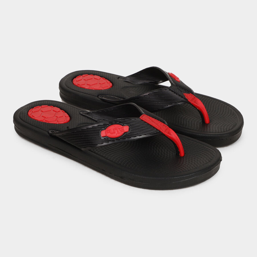 Men's Slippers, काला, large image number null