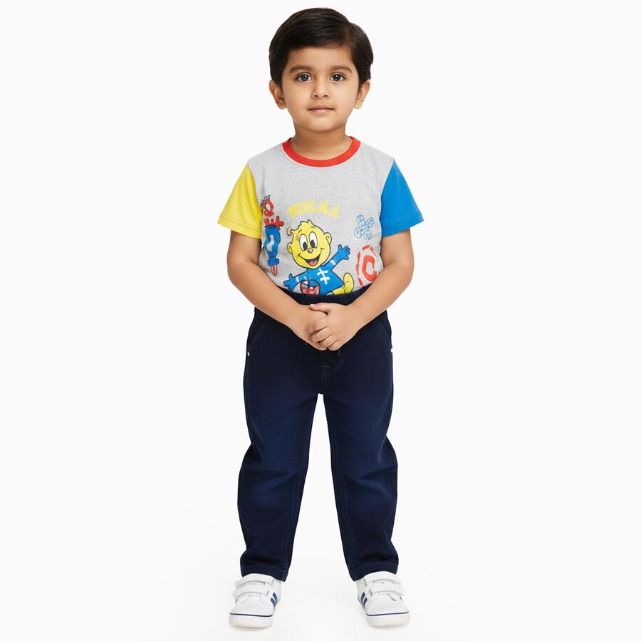 Boys' Jeans, Dark Blue, large image number null