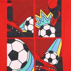 Boys' Half Sleeves T-Shirt, लाल, small