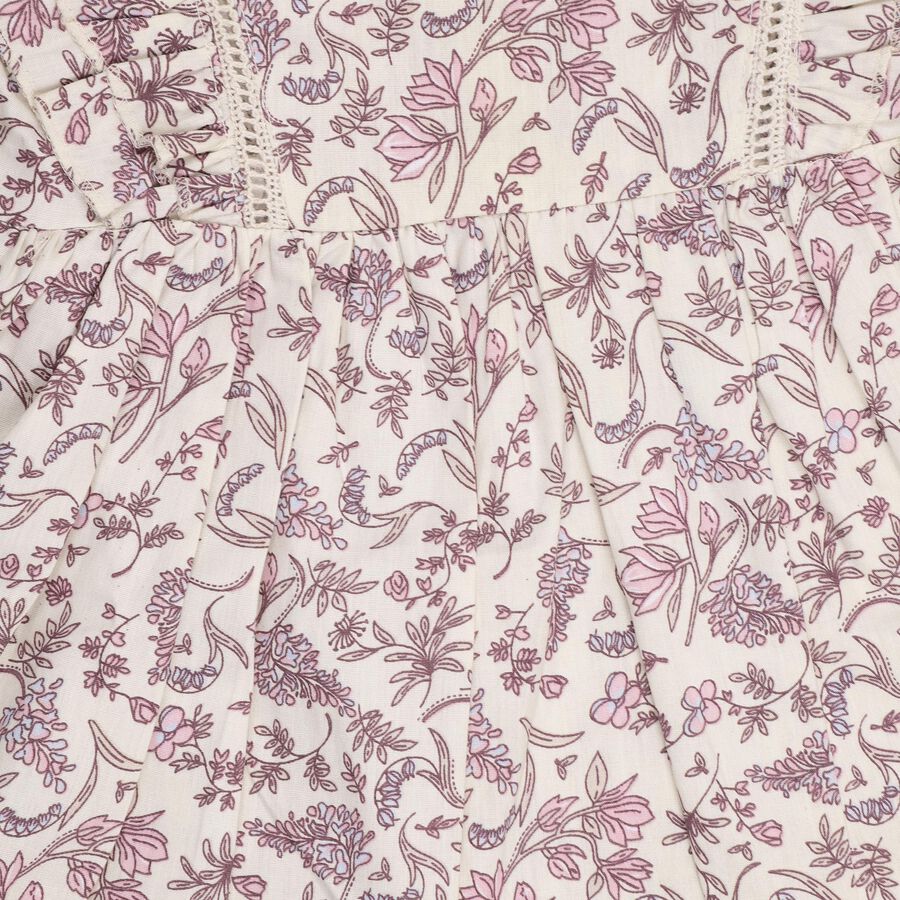 Infant Girls' 100% Cotton Frock , गहरा पीला, large image number null