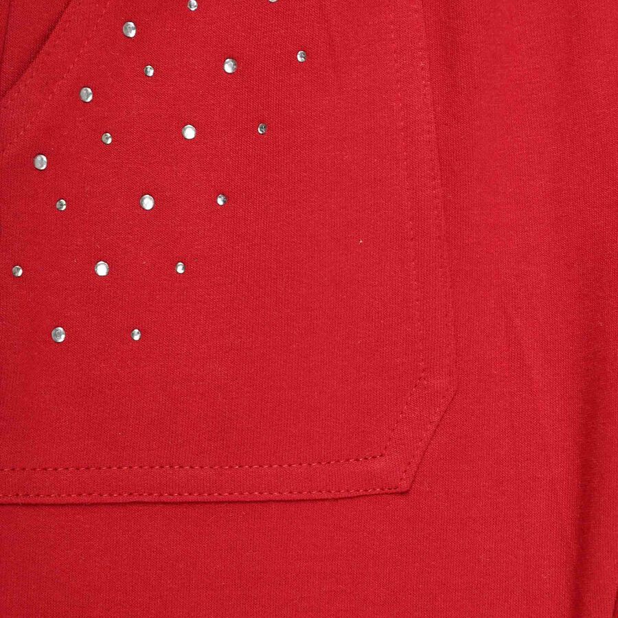 Girls Jogger Winter Pyjama, Wine, large image number null