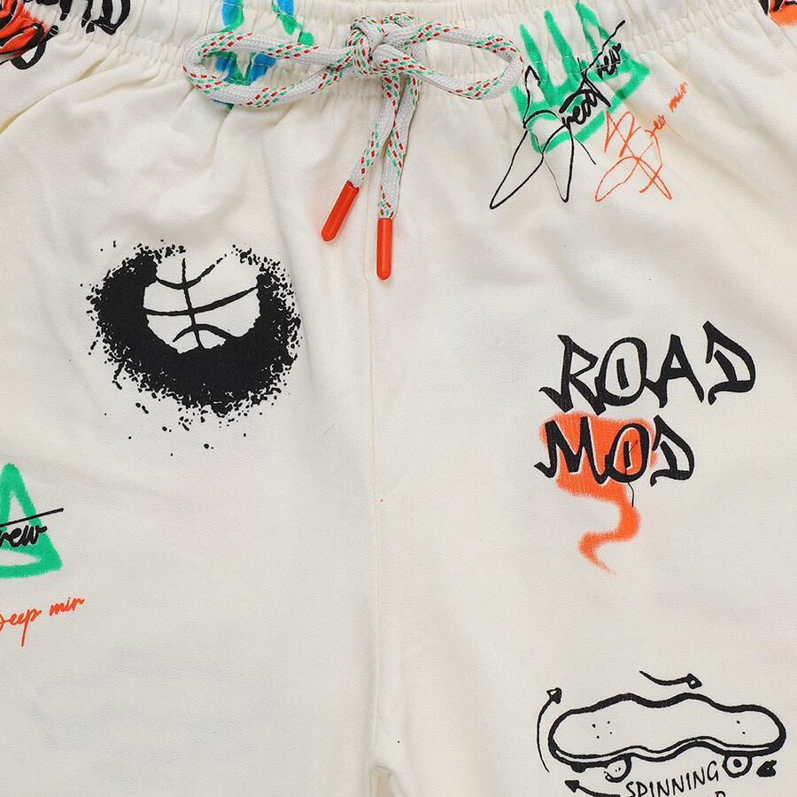 Boys' Bermuda, ऑफ व्हाइट, large