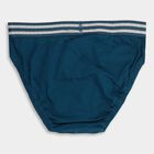 Boys' 100% Cotton Briefs, Teal Blue, small