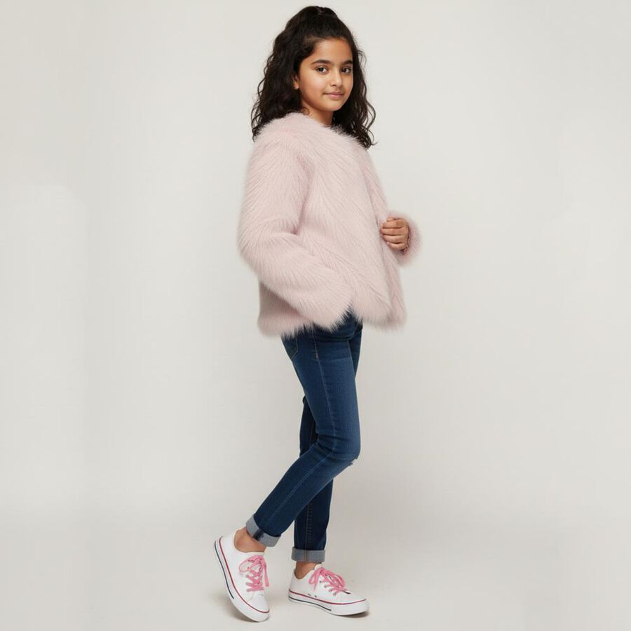 Girls' Jacket, Light Pink, large image number null