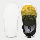 Boys' Olive Green Slip-On Casual Sneakers, Olive, small